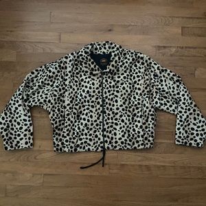 Cheetah print jacket
